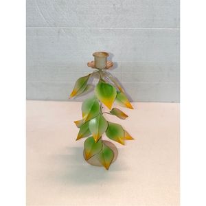 Wholesale Metal Leaf <b>Candle</b> <b>Holder</b> Decorative Iron Flower Taper Candlestick Table Centerpiece Wedding Home Decor <b>Candle</b> Stand - Product Image 1