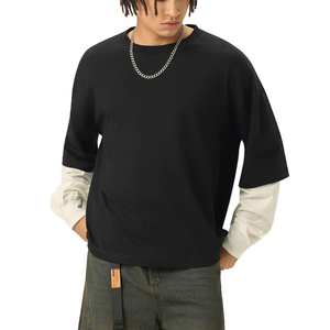 Pullover Oversized Loose Style Streetwear 320gsm Long Sleeve Custom Print Logo Hip Hop Style Unisex College University - Product Image 5
