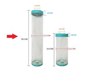 Boîtier de filtre à eau vide rechargeable Big Blue de 20 pouces pour média de filtration de purification - Product Image 3