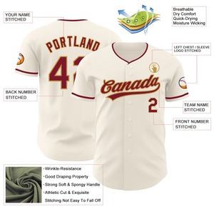 Ensemble de maillots de baseball pour jeunes, polyester respirant, impression par sublimation ou broderie, nom/numéro personnalisé - Product Image 2