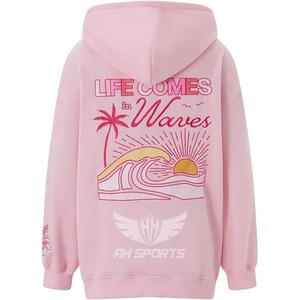 Sudaderas con Capucha Largas de Forro Polar Bordadas Personalizadas de Moda Otoño/Invierno Y2K, Sudaderas Holgadas Cómodas para Mujer - Product Image 1