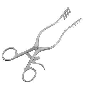 Retractor Quirúrgico Autoajustable 4x4 con Dientes Afilados de 19 cm, Instrumento de Acero Inoxidable para Cirugía General y Procedimientos Ortopédicos - Product Image 2