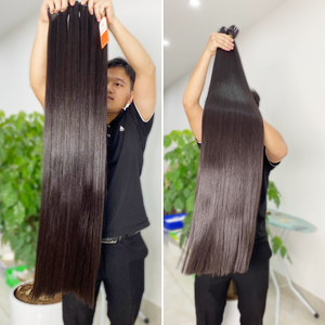 Extensiones de cabello vietnamita virgen crudo superior, paquete de cabello humano vietnamita crudo SDD 100%, cabello de trama largo y sedoso - Product Image 5