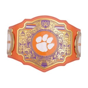 Clemson Tigers Championship Belt Customizable Wrestling Belt High Quality Collectible Sports Title Belt for Fans - Product Image 5