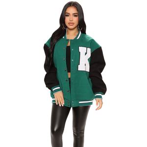 Chaqueta Universitaria de Béisbol de Invierno para Mujer, Estilo Holgado y Elegante, Última Moda Urbana para Fiestas al Aire Libre, Venta al Por Mayor - Product Image 5