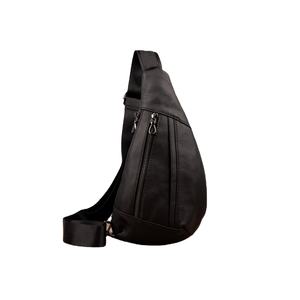 Simple cuadrado Retro cuero bandolera hombro mensajero pecho bolsos para Mujeres Hombres teléfono móvil ajustable Sling Correa - Product Image 1
