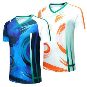 Camiseta de voleibol unisex, uniformes de fútbol y voleibol, manga corta, transpirable, de secado rápido, 100% poliéster, nombre del equipo personalizado - Product Image 1