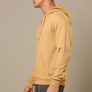 Sudadera con Capucha Personalizada para Hombre, Color Marrón Camel, con Bolsillo Tipo Canguro, para Impresión, Bordado y Marca Privada - Product Image 2