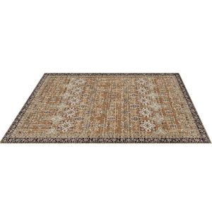 Tappetino Anti-strappo Vintage marrone verde 7.5x9.5 ft Anti-Skid Set di tappeti di grandi dimensioni - Product Image 1