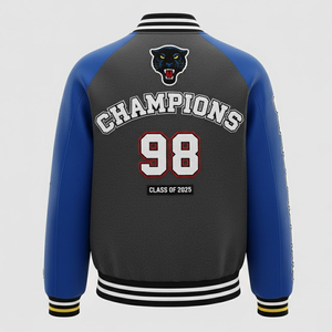 Top Seller Chenille Embroidery Varsity <b>Jacket</b> for <b>Men</b>-Full Customization Front Option Windproof Breathable High Street Style - Product Image 4