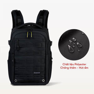 SAKOS Fast Delivery Anti-Theft School <b>Backpack</b> Smart Leather Oxford PU Material Zipper Closure Foam Cushion Belt Antibacterial - Product Image 2