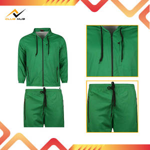 Conjunto Deportivo de Dos Piezas para Hombre, Chaqueta y Pantalones de Nailon con Cintura Elástica para Entrenamiento al Aire Libre - Product Image 3