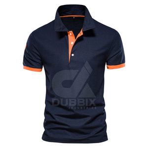T-shirts pour hommes les plus vendus, nouveaux designs, polyester, coupe classique, col rond, respirant, t-shirt personnalisé à bordure contrastée - Product Image 1