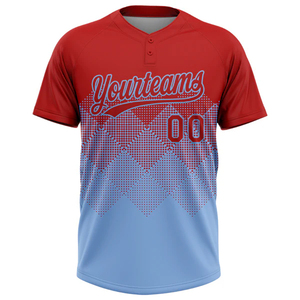เสื้อเบสบอลซอฟต์บอลแบบสองกระดุม ชุดยูนิฟอร์มสั่งทำพิเศษสำหรับเยาวชน ผู้ใหญ่ ชาย หญิง ชุดทีม - Product Image 2