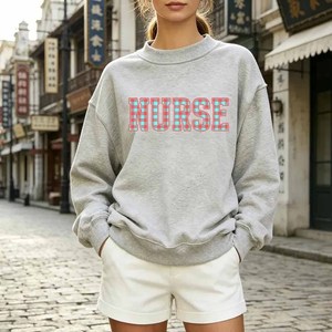 Lover Heavy Cotton Fleece <b>Mock</b> <b>Neck</b> Sweatshirt Women Men Ladies Unisex Polka Dot Chenille Letter University Apparel - Product Image 6