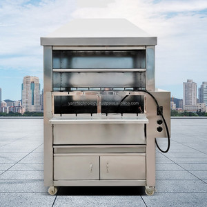 Grand équipement de barbecue au charbon de bois du Moyen-Orient lapin grillé poisson poulet chauffage électrique brésilien four à gaz shawarma - Product Image 2