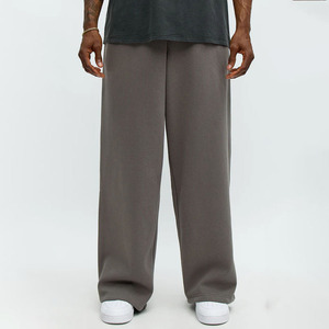 Custom Unisex Wide Leg Lightweight Oversized Casual <b>Lounge</b> Track <b>Pants</b> Eco-Friendly OEM ODM Private Label Wholesale - Product Image 2