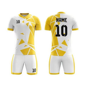 Conjunto de Uniforme de Fútbol Personalizado con Número, Manga Corta, Estampado, Talla Grande, Secado Rápido y Transpirable para Adultos - Product Image 1