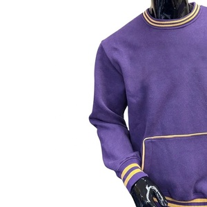 Sudaderas Personalizadas con Letras Griegas, Manga Raglán, Cuello Redondo, Unisex, de Algodón Tejido, Estilo Casual para Otoño, con Diseño de Bolsillo - Product Image 4
