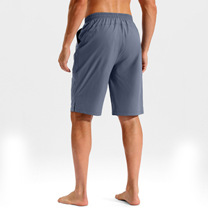 Quick Dry Beach Shorts <b>Men's</b> Solid Color Mid Waist Shorts Shorts for <b>Men</b> Woven Polyester Elastic Closure Swim <b>Trunks</b> Shorts - Product Image 5