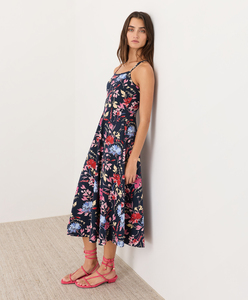 Robe d'été personnalisée pour femme, robe de soirée sexy à dos ouvert imprimée, taille naturelle, robe midi en coton pour femme - Product Image 1