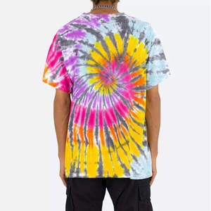 T-shirts pour hommes grande taille personnalisés, effet délavé, colorés, les plus vendus – Impression de votre logo de marque, t-shirt vierge de luxe, effet soleil émaillé - Product Image 4