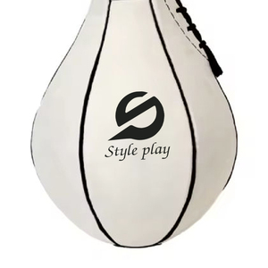 Balón de Velocidad de Boxeo de Doble Extremo de Cuero PU Personalizable de Alta Calidad para Gimnasio, Entrenamiento de MMA, Deporte y Combate - Product Image 5