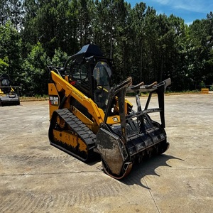 For Compact Skid Steer Loader with <b>Mulcher</b> Attachment Heavy Duty Diesel 2000kg for Forestry Land Clearing - Product Image 6