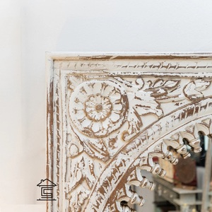 Contemporary Floor <b>Mirror</b> for Modern Homes Palace Inspired <b>Frame</b> Design with Decorative Reflective Beauty - Product Image 4