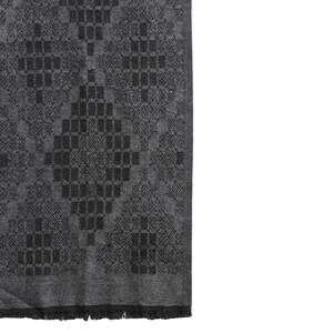 Écharpe longue carrée en cachemire 100% éco-responsable pour homme, accessoire de mode de haute qualité pour l'hiver, jacquard à carreaux, écharpe tricotée pour homme - Product Image 6