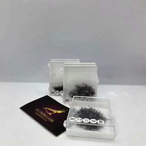 ถาดขนตาปลอมแบบขายส่ง 3D 4D 8D 0.07 มม. พัดขนตาสำเร็จรูป ฐานแหลม แคบพิเศษ งอน C CC D สำหรับต่อขนตา - Product Image 3