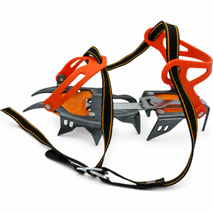 Crampons d'escalade sur glace unisexes CRM-12-S HM Brand 12 points, anti-statiques, en acier allié, certifiés CE, bleus et noirs - Product Image 5