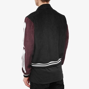 Custom Skeleton Embroidery <b>Corduroy</b> Varsity <b>Jacket</b> Men Streetwear Vintage Letterman Bomber <b>Jacket</b> Unisex High Quality Coats - Product Image 3