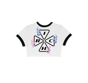 Camisetas Cortas Personalizadas para Mujer, Ropa de Verano, Moda Urbana, Top Corto Sexy, Camiseta para Dama, 100% Algodón Orgánico, Corte Ajustado - Product Image 3