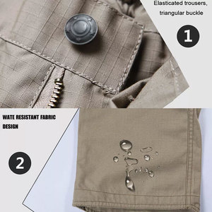 Lightweight <b>Cargo</b> <b>Pants</b> Solid Color <b>Working</b> <b>Pants</b> with Plus Size Option Customizable Private Label - Product Image 4