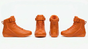 Bottes de moto unisexes professionnelles respirantes en cuir à lacets, style sport, imperméables, pour la conduite estivale - Product Image 2