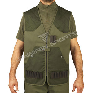 Custom logo Hunting Vest Waistcoat Hunting Hiking 100% Cotton Canvas Fabric <b>Cargo</b> Vest Camping <b>Work</b> Wear Pocket Fishing Vest - Product Image 2