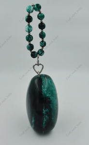 กระเป๋าคลัทช์ทรงไข่ทำมือจากเรซิ่น พร้อมหูหิ้วประดับลูกปัด กระเป๋าถือสำหรับงานเลี้ยงตอนเย็นสุดหรูสำหรับผู้หญิง เครื่องประดับแฟชั่น - Product Image 4