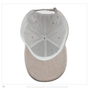 Gorra de béisbol unisex de pana de color liso para otoño e invierno, estilo nuevo, visera curva, a la moda, para uso exterior - Product Image 4