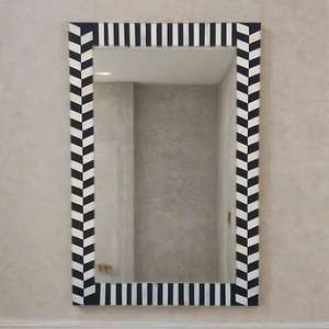 Wholesale A-1 Bone Inlay Eco-Friendly Handmade Framed <b>Mirror</b> Antique Gold Modern Silver <b>Rectangle</b> Wall Mounted Panel - Product Image 6
