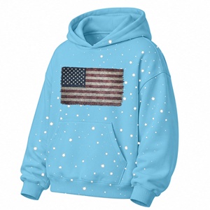Sudadera con Capucha HC AURA para Hombre, Invierno, Calidad Premium, Estilo Urbano, Hombros Caídos, Forrada, Color Azul, Algodón/Poliéster, Nuevo Diseño - Product Image 3