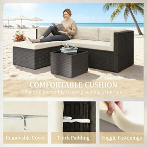 Set di Mobili da Giardino per Patio e Terrazza - Product Image 4