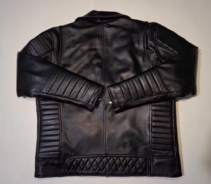 แจ็คเก็ตหนังผู้ชายสไตล์วินเทจสั่งทำพิเศษแนวสตรีทแฟชั่น - Product Image 4