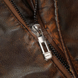 Veste en cuir de haute qualité avec logo personnalisé, veste d'hiver, vêtements de mode, veste en cuir pour homme - Product Image 3