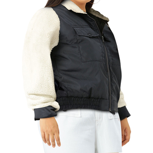 Gilet matelassé d'hiver pour femme, sans manches, col montant, coupe oversize, coupe-vent, chaud et léger - Product Image 1