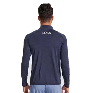 High Quality Custom Workout 3/4 <b>Zip</b> Pullover Training Jogging Wear Patchwork Color 2 Piece Sweat Suit Tracksuits for Men - Product Image 6