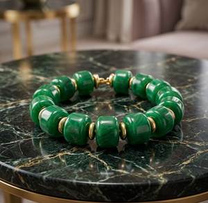 Bracelet en résine époxy personnalisé, bijoux faits à la main pour femmes et filles - Product Image 5