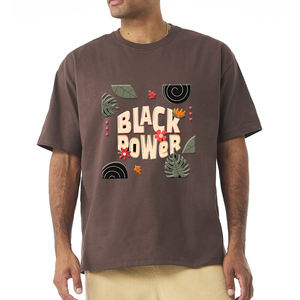 T-shirt athlétique uni à carreaux, confortable, décontracté, respirant, 100% coton tricoté, imprimé en sérigraphie, manches courtes - Product Image 4