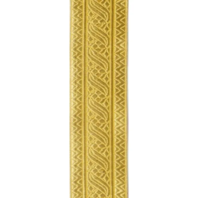 Tresse dorée personnalisée OEM, garniture en dentelle dorée pour uniformes, Textile artisanal, ruban de Tresse de galon
