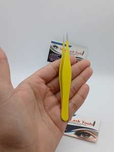Pinces à épiler pointues en acier inoxydable pour extensions de cils, pinces à sourcils professionnelles, écologiques et légères - Product Image 4